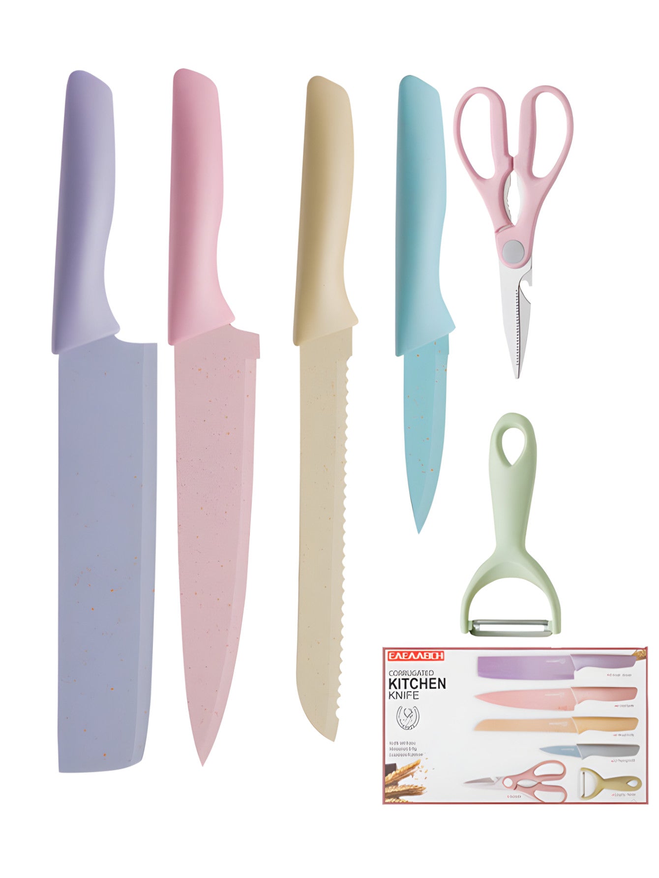 SET DE CUCHILLOS PASTEL