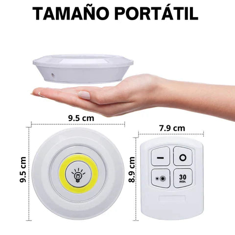 SET 3 LUCES LED INALAMBRICAS